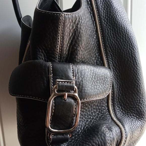 Leather Cole haan handbag black. Mint condition... - Picture 2 of 3